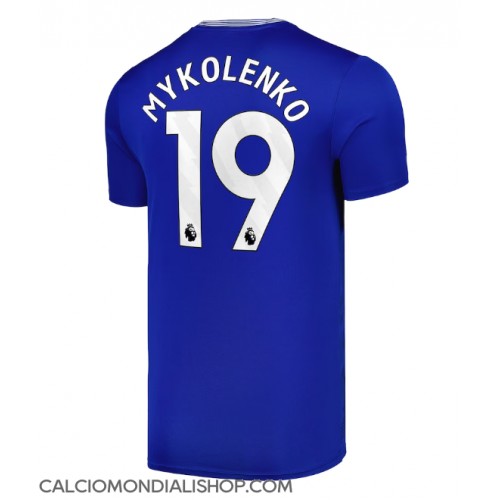 Maglie da calcio Everton Vitaliy Mykolenko #19 Prima Maglia 2024-25 Manica Corta